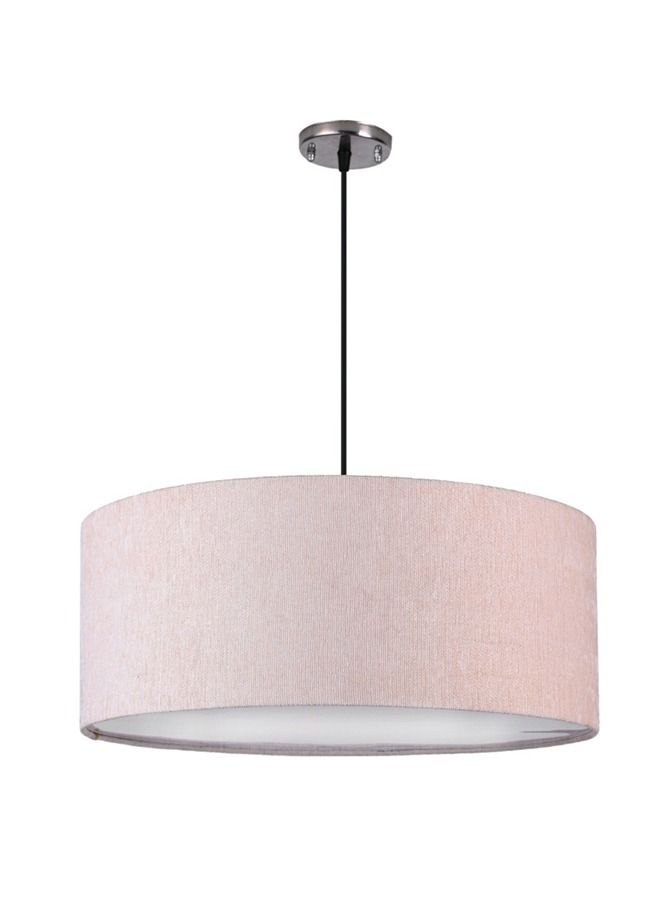 الروضة للإضاءة نجفة ايما 1 طبقة 4 لمبة | حديث ديكور LED E27 معلقة مصباح سقف اضاءة داخلية مصباح معلق دلاية سقف مودرن نجفة | مناسبة لأي غرفة | | اللون: بيج | المقاس: 70x50 سم - Image 1