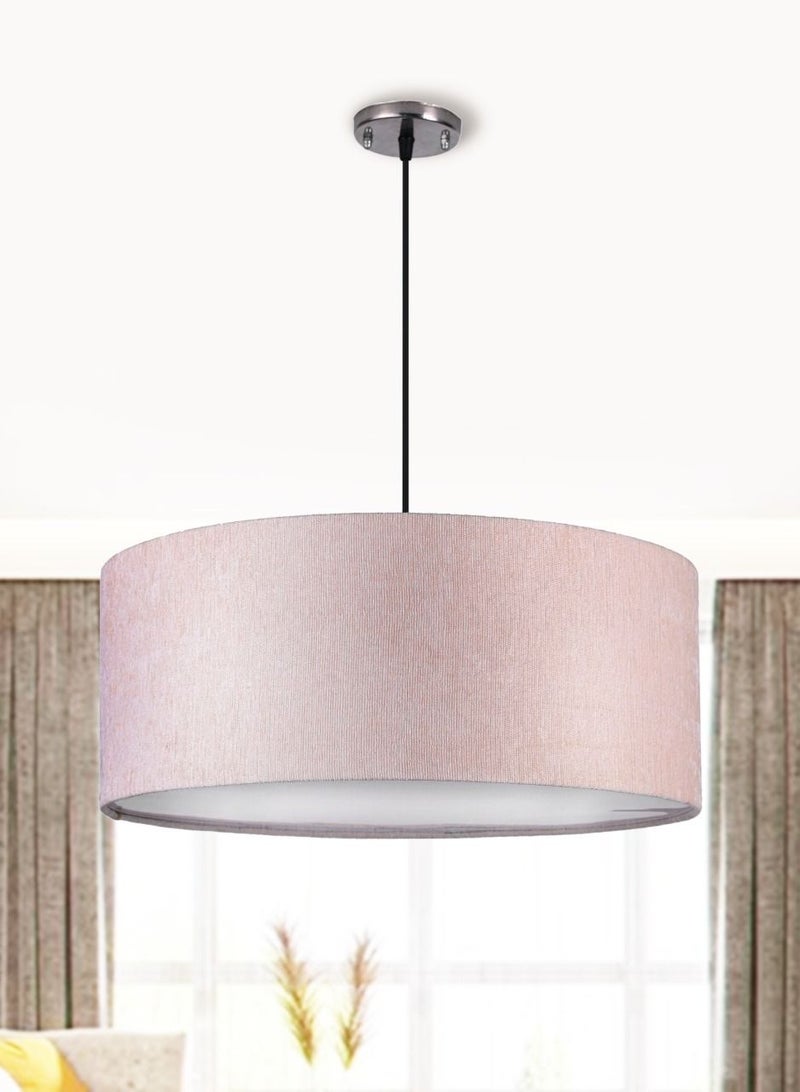 الروضة للإضاءة نجفة ايما 1 طبقة 4 لمبة | حديث ديكور LED E27 معلقة مصباح سقف اضاءة داخلية مصباح معلق دلاية سقف مودرن نجفة | مناسبة لأي غرفة | | اللون: بيج | المقاس: 70x50 سم - Image 2