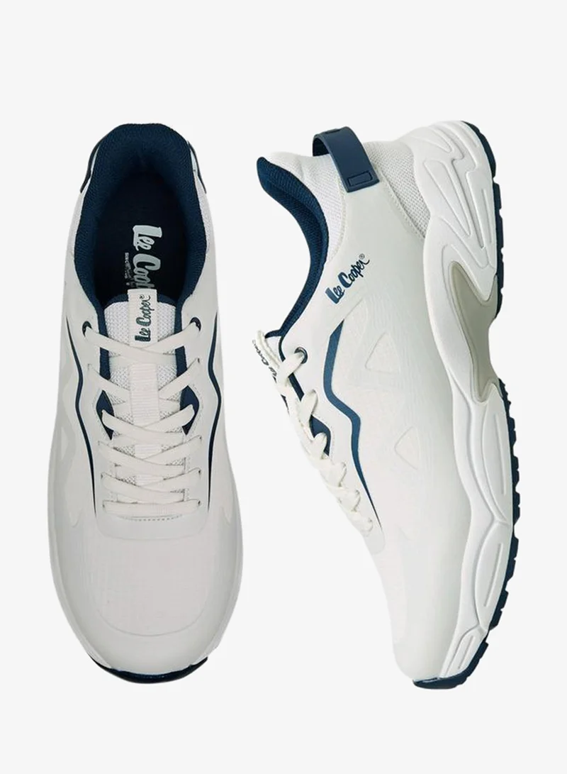 Lee Cooper WHITE Men Lace-Up Ankle Sneakers for Men | Best Price UAE