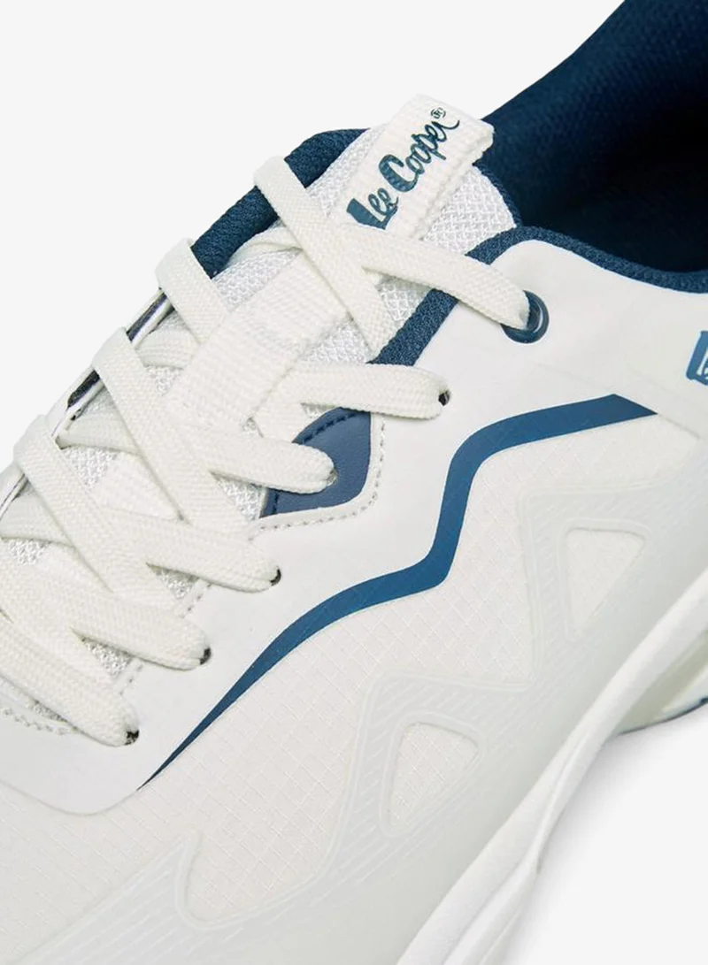 Lee Cooper WHITE Men Lace-Up Ankle Sneakers for Men | Best Price UAE