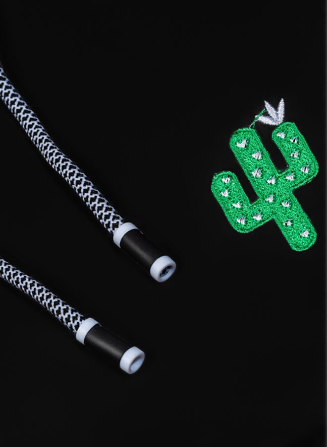 كاكتوس تي شيرت أسود V - Image 3