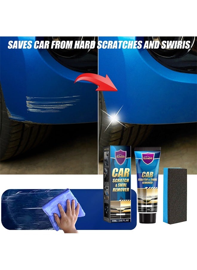 RAYHONG Car Scratch Remover, Premium Car Scratch Remover Kit, Car Paint Scratch Remover,  Repair Polish Paint for Deep Scratches (120ml)  - Image 3