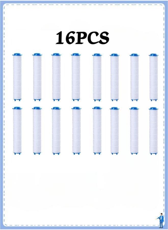 In Air - Set of 16 PP Cotton Filter, High Pressure Handheld Shower Head PP-Cotton Filter Cartridge (for Replacement) - Image 1