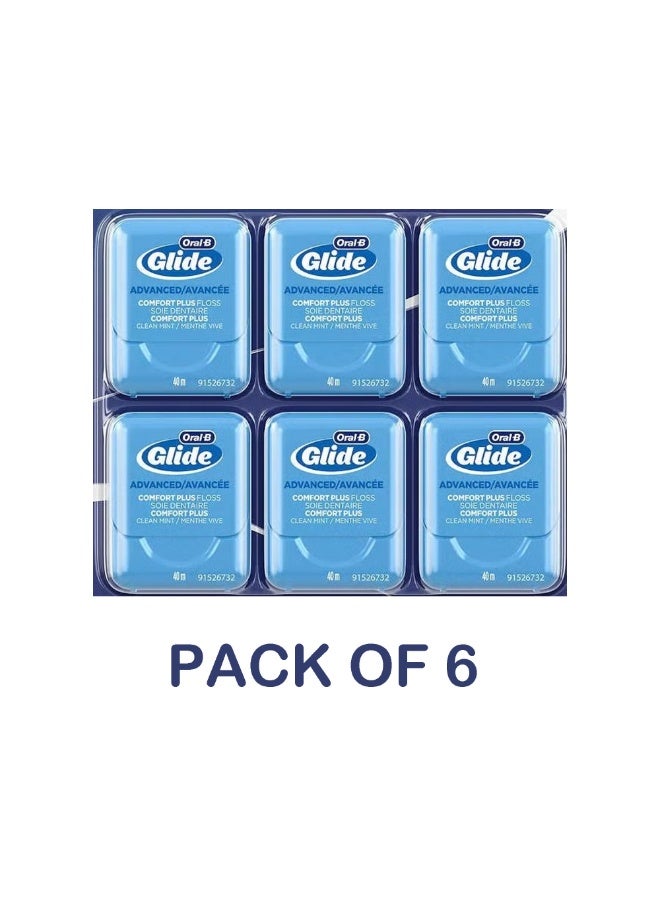Oral-B Advanced Health Comfort Plus Dental Multi-Protection Floss Glide 40m x 6 Pack - Image 1