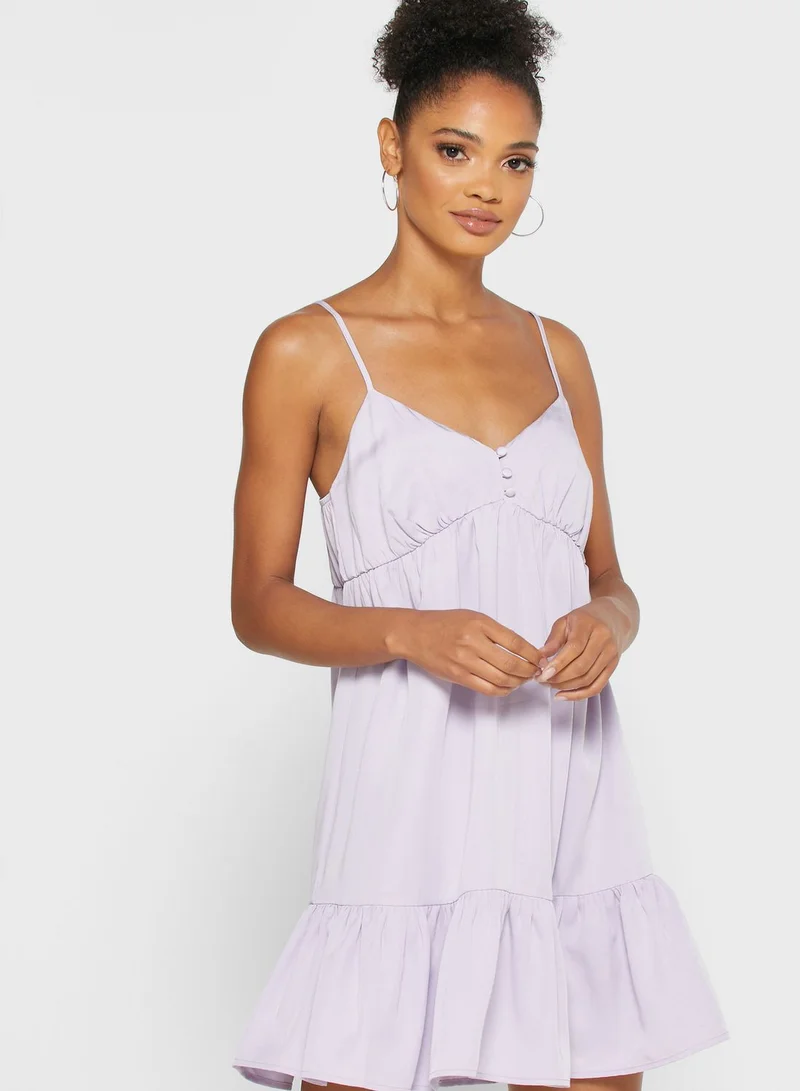 FOREVER 21 Pleated Cami Dress