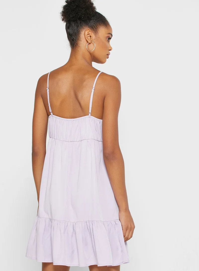 FOREVER 21 Pleated Cami Dress