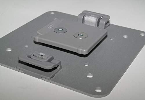 Humanscale SILVER VESA PLATE MONITOR PLATE MOUNT 100X100MM FOR M8 M2 M-FLEX WITH SCREWS - Image 3