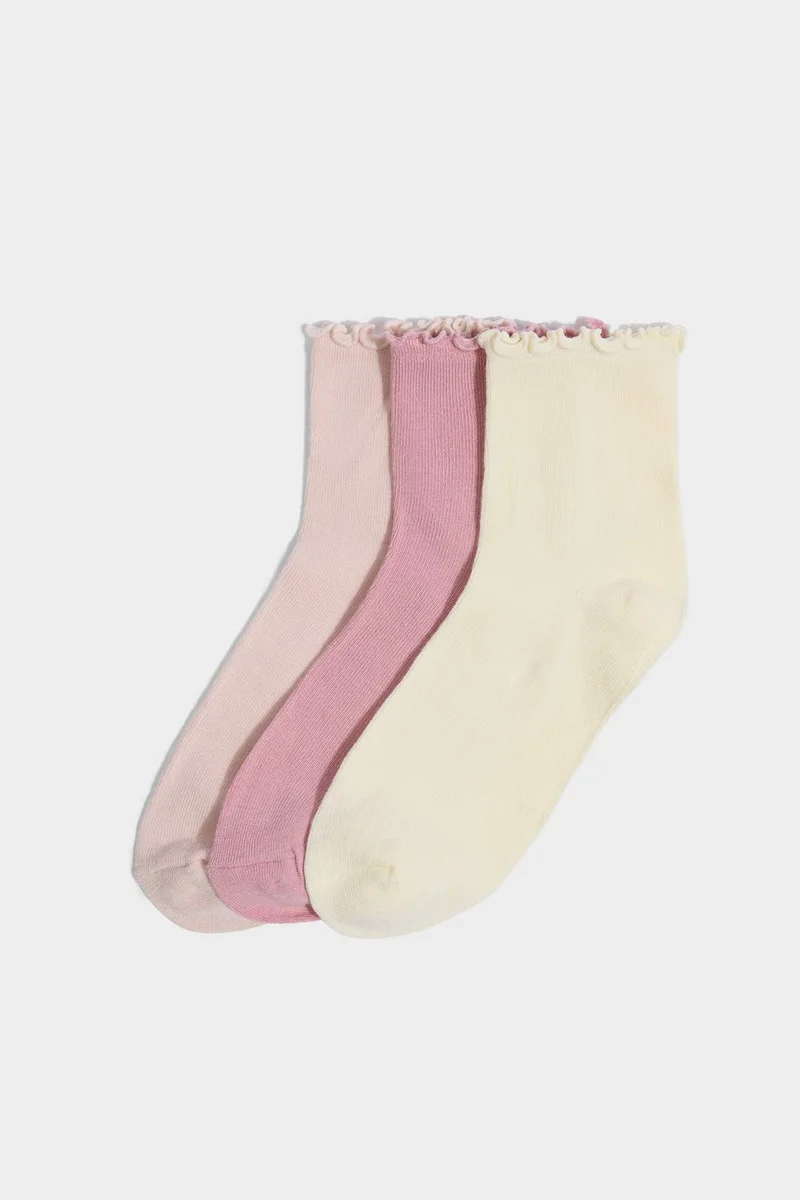 Woman 3 piece Short Socks