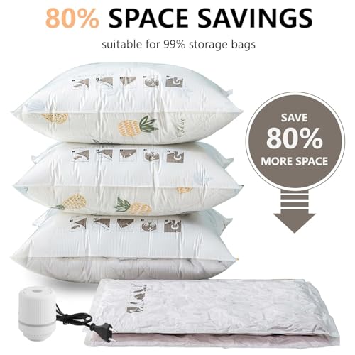 SELLWIZE Space saverbag ElectricPump, Electric Pump for Vacuum StorageBags, Portable Vacuum Bag Pump for Compression Comforter, Clothing (Storage Bag Not Included) - Image 4