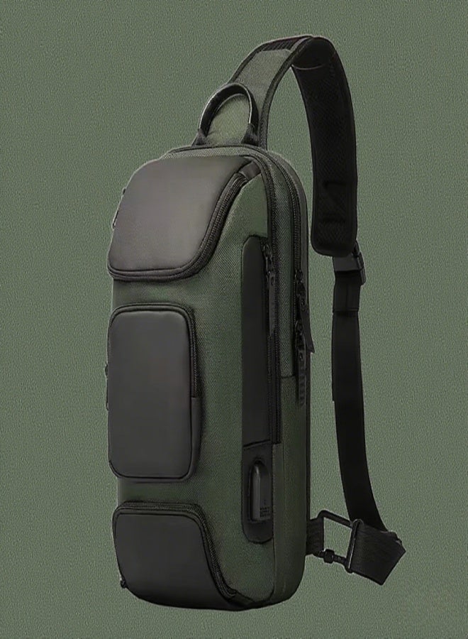 بانجي حقيبة كتف عصرية رخيصة بالجملة، حقيبة كتف رجالية كروسبودي، حقيبة كتف رجالية - Image 3