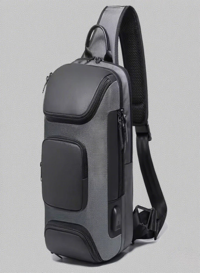 بانجي حقيبة كتف عصرية رخيصة بالجملة، حقيبة كتف رجالية كروسبودي، حقيبة كتف رجالية - Image 1