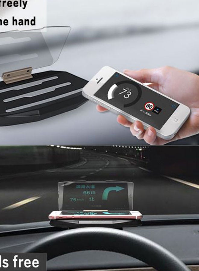 NIBEMINENT Smartphone Navigation HD Reflection Head Up Display Holder Mount  - Image 2