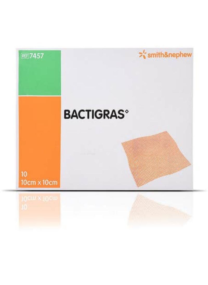 Generic - Bactigras Smith & Nephew 10x10cm 10 pcs - Image 1