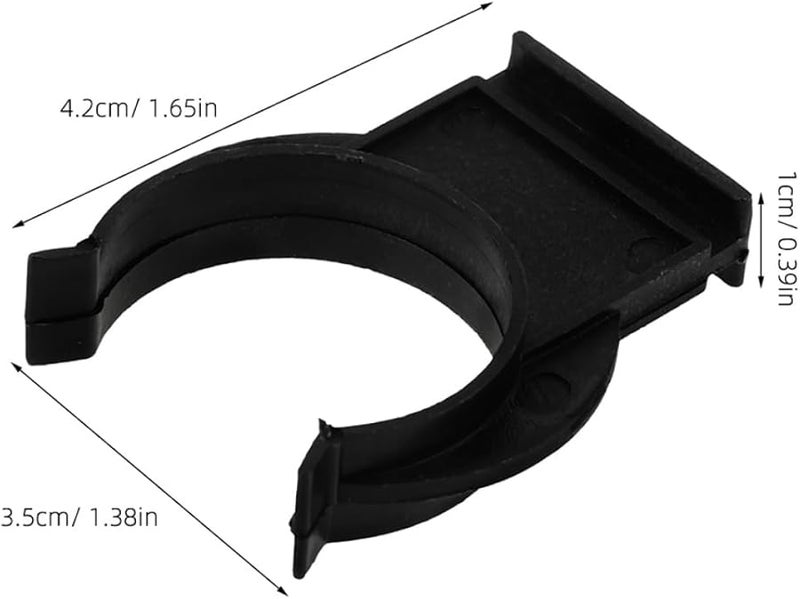 30Pcs Black Cabinet Foot Clips Plastic Plinth Connectors Leg Levelers Anti Slip Toe Kick Fasteners - Image 2