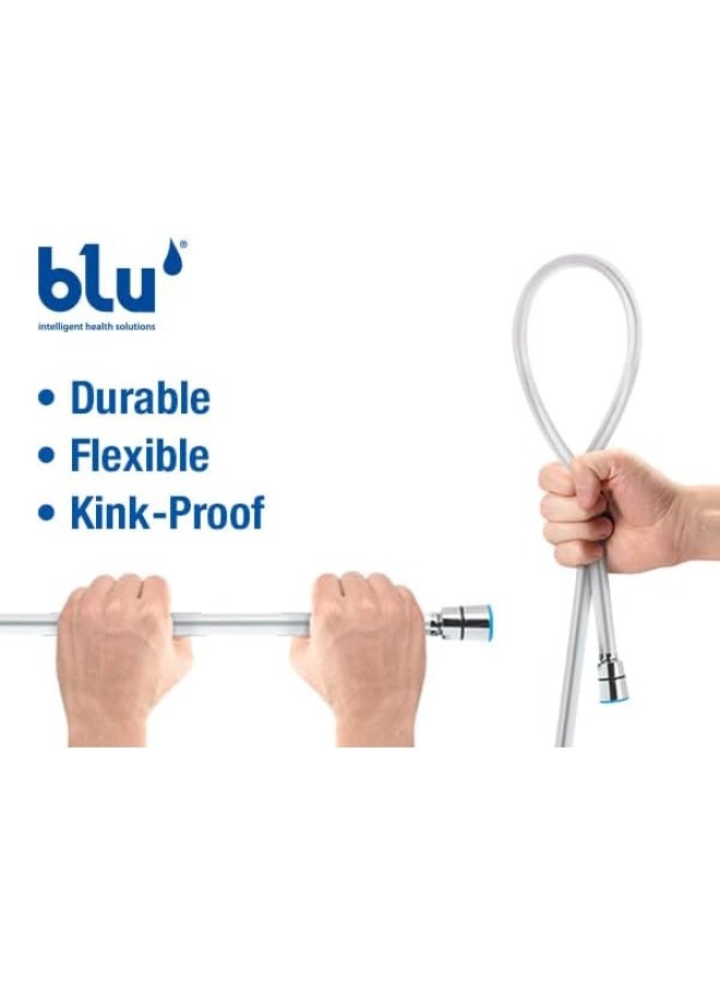 Blu Chromolux Shower Hose for Handheld blu Ionic Shower Filter, 150Cm Long 59 Inch - Image 2