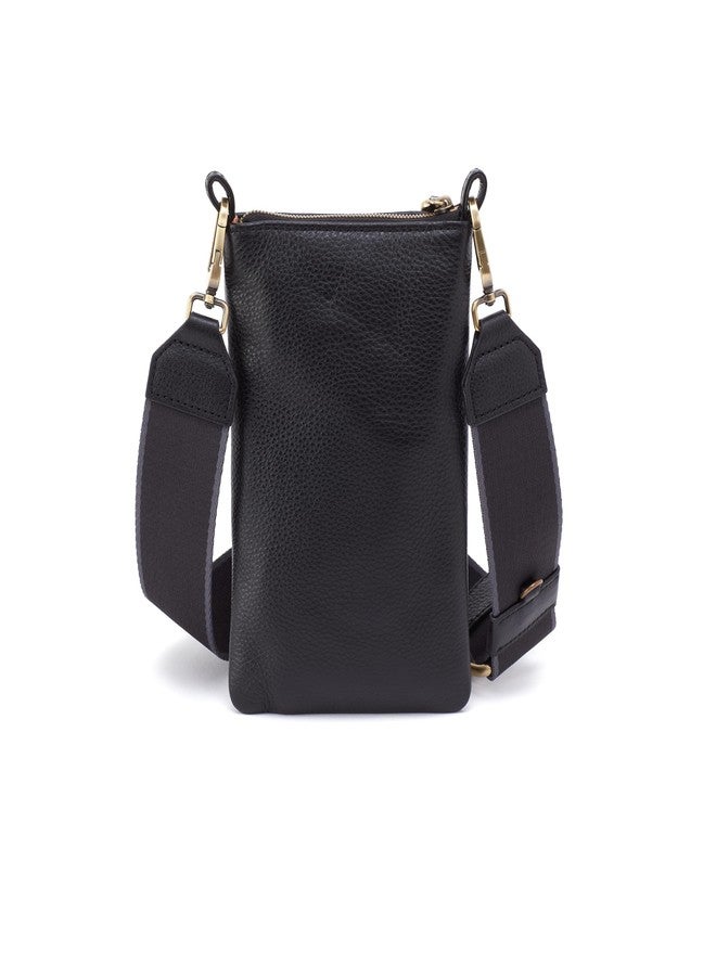 HOBO Cass Leather Phone Crossbody with Adjustable Strap for Gym, Travel, or Everyday - Lightweight and Casual Design for Everyday Essentials, Black - Image 3