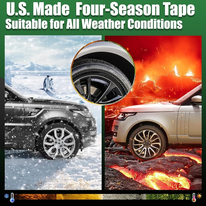 EZISOE 1OZ Adhesive Wheel Weights, Grey 1 oz Stick on Wheel Weights,A Box of 18 Strips, 4 Segments/Strip (72 oz Pack) - Image 4