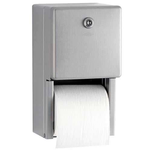 Bobrick Surface-Mounted Multi-Roll Toilet Paper Tissue Dispenser, Satin-Finish Stainless Steel (Model B-2888) - Image 1