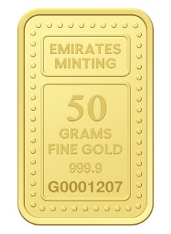 EMIRATES MINTING Emirates Minting 50 Grams 999.9 Purity Gold Bar  - Image 3