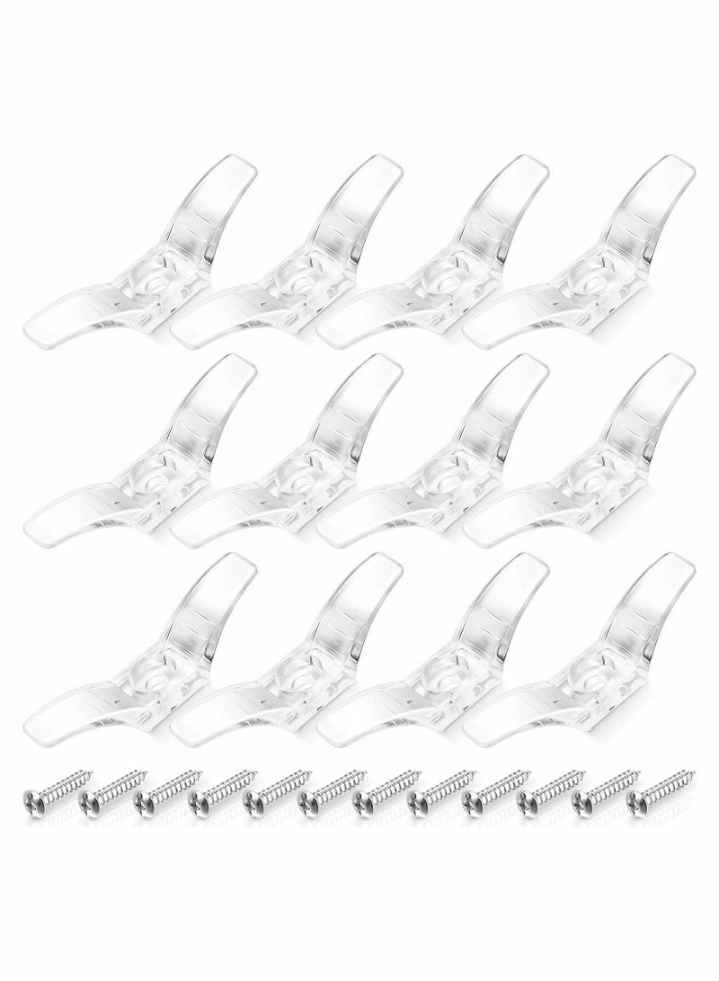 Blind Cord Cleats Baby Safety Rope Cleat Hooks Adhesive Holder Window String Child Proofing Wind Up Wrap for Home Office Curtains Sun Screens Shades Ropes (24 Pack)  - Image 1