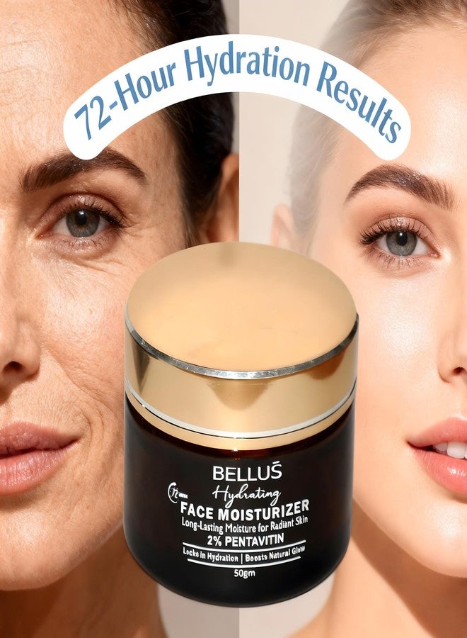 Bellus 72-Hour Face Moisturizer | Deep Hydration & Glow | Lightweight & Non-Sticky | 50g - Image 5