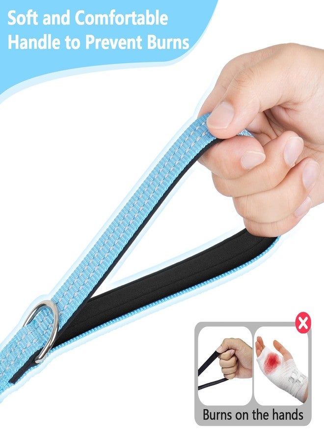 XiaZ Long Dog Leash XiaZ Training Leashes 10/15/20/30/50/100ft Long Lead for Dogs 20ft Training Leash for Outside Blue 20 Foot Nylon Padded Handle Reflective Hiking Yard - Image 4