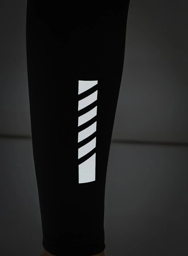 Styli Sports Waist Tapping Dual Calf Reflective Detail 7/8 Leggings