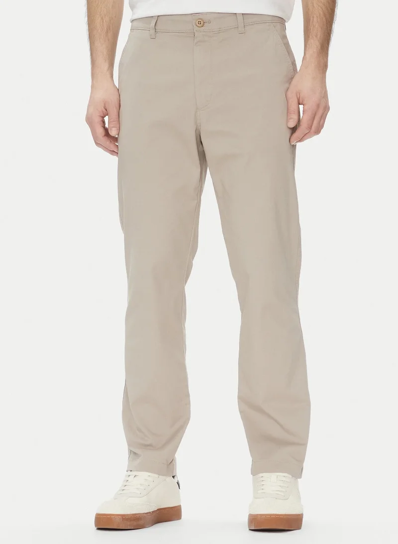 Slim Twill Chino Trousers