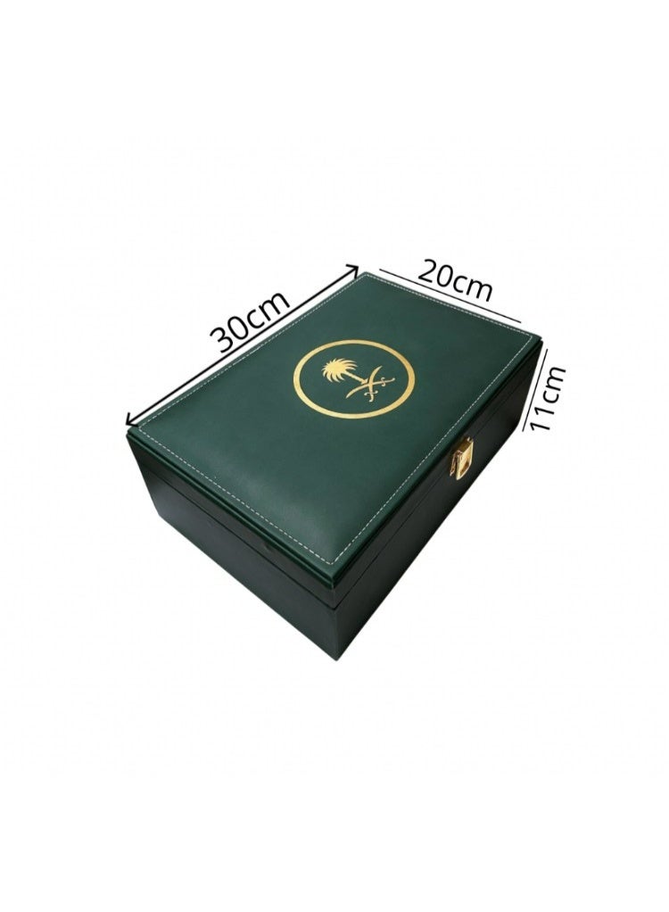 HASD-OUD Gift box with a capacity of 1 KG - featuring the two swords and palm tree logo - unfilled - Image 2