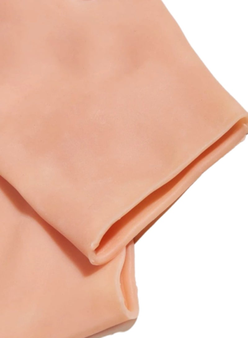 إسكدنيا قفازات ترطيب ومساج اليدين  من السيليكون قطعتين - Image 2