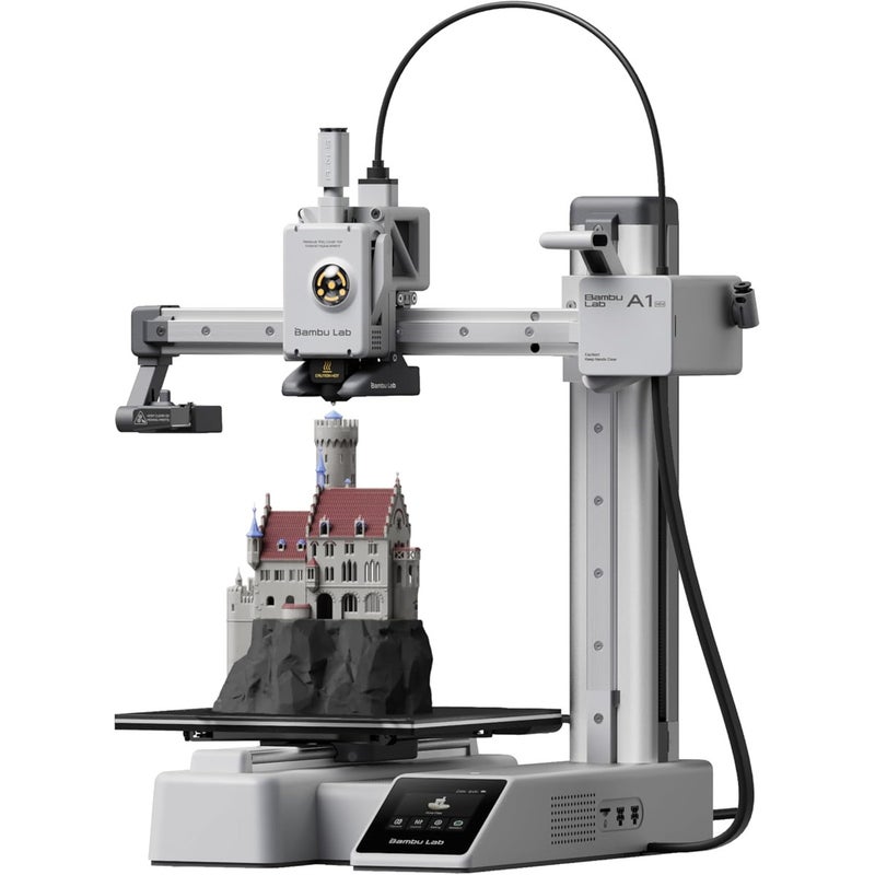 Bambu Lab A1 Mini 3D Printer, Multi-Colour Printing, 20-Minute Setup, High-Speed Precision, Auto-Calibration, 48 dB Quiet Operation White - Image 1