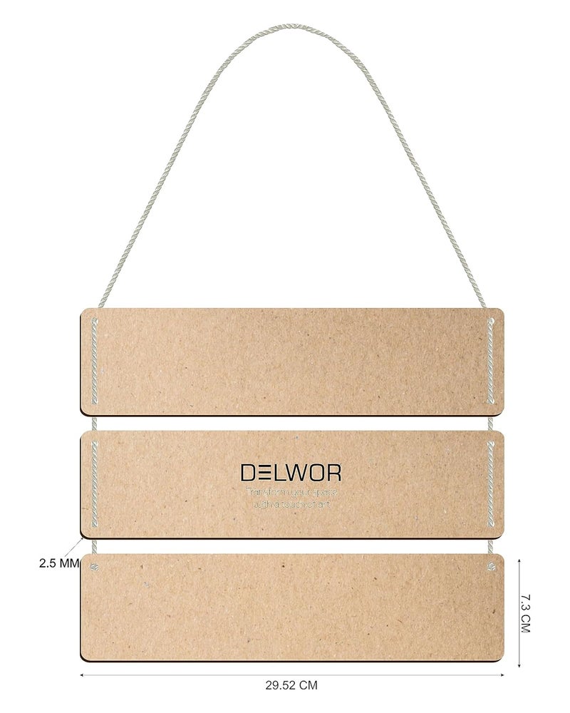 DELWOR Good Vibes Only Wall Hanging for Home Decoration Items for Living Room and Office Decoration Items - Image 5