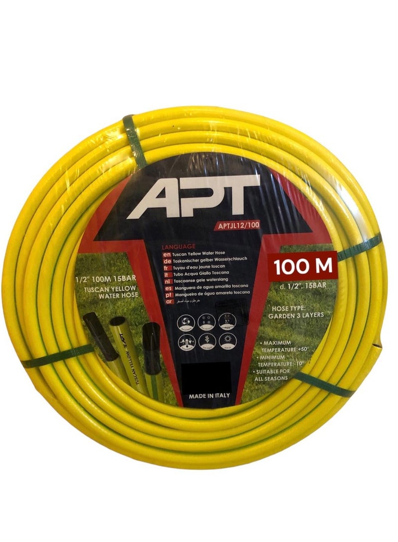 Apt 1/2" Water Hose – 100 Meter Length - Image 1