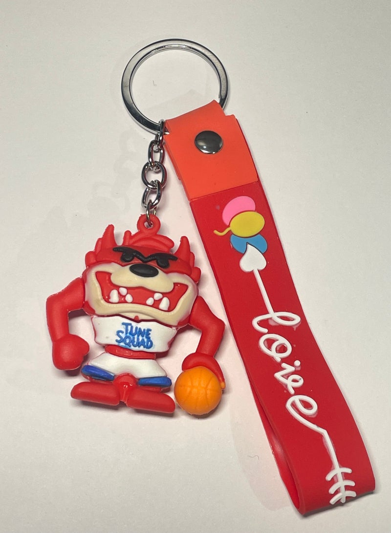 Distinctive cartoon keychain distinctive accessory keychain designed with Disney character with ribbon that fits with car keys wallet and bag wonderful and beautiful gift - Image 1