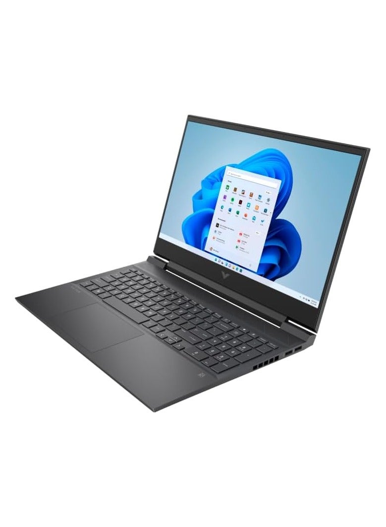 HP Victus 15-fa1043ne Gaming Laptop - 13th Intel i5-13500H 12-Cores, 6GB GDDR6 NVIDIA GeForce RTX 3050 Graphics, 8GB RAM, 512GB SSD, 15.6" FHD (1920x1080) 144 Hz IPS, Backlit Keyboard - Mica Silver English/Arabic ‎Mica Silver - Image 3