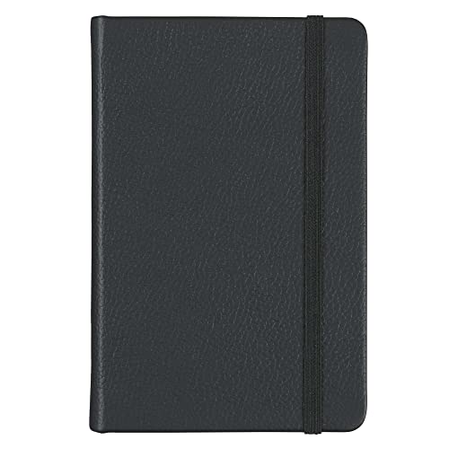 Leatherpress دفتر ملاحظات جلدية كلاسيكية من ليذر بريس، غلاف صلب، إغلاق مرن، صفحات ضيقة السطر، مجموعة إلهام - Image 1