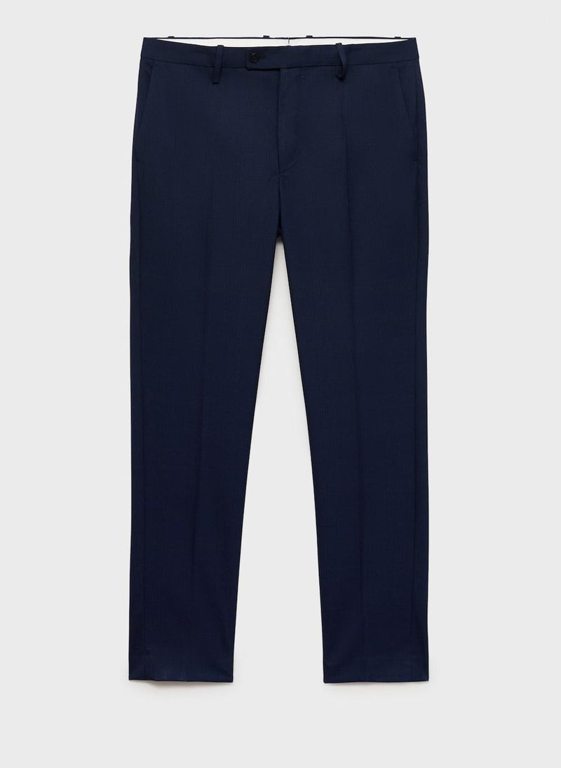 Mango Man Milan Slim-Fit Trousers  - Image 1