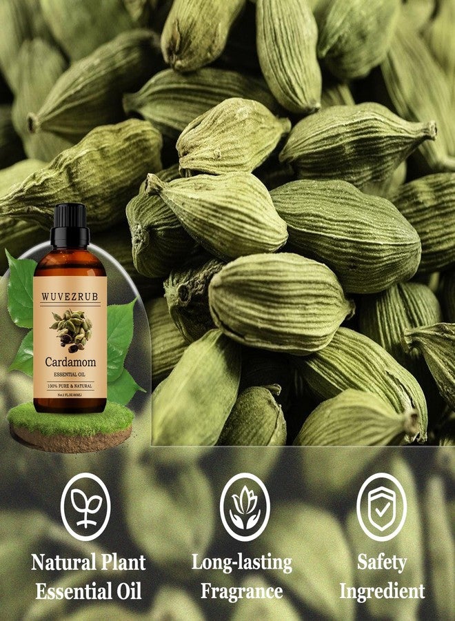 Wuvezrub Cardamom Essential Oils 60ML, Pure Cardamom Essential Oil for Aromatherapy Diffuser - 2 Fl Oz - Image 3