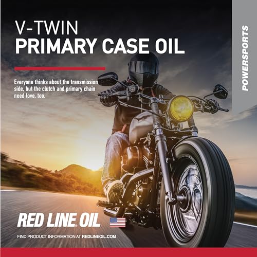 Red Line زيت علبة V-Twin من Red Line 42904، للاستخدام مع UTVs وATVs والدراجات الرياضية - 1 كوارت - Image 2