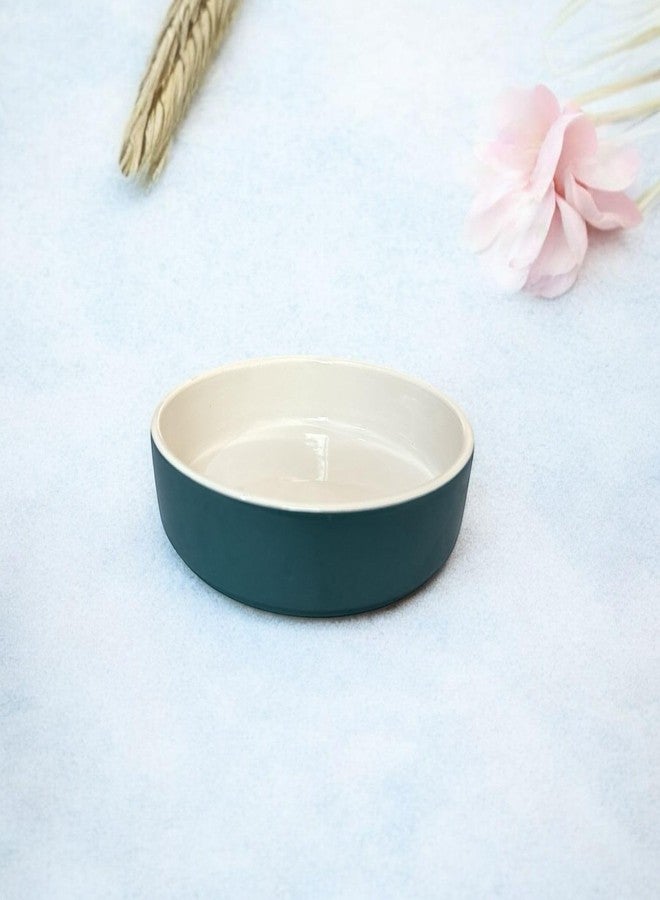 Mirakii Fresh Ceramic Green 600 ml Salad Bowl 1-Piece, Microwave and Dishwasher Safe, for Serving Salad, Pasta and Fruits, (Green) - Image 5