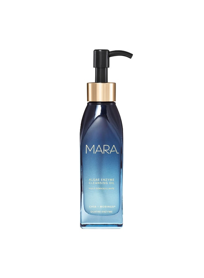 MARA Algae Enzyme Cleansing Oil Makeup Remover with Chia Moringa SkinSoothing Formula to Cleanse Hydrate Exfoliate Skin For All Skin Types 4 oz 120 ml - Image 2