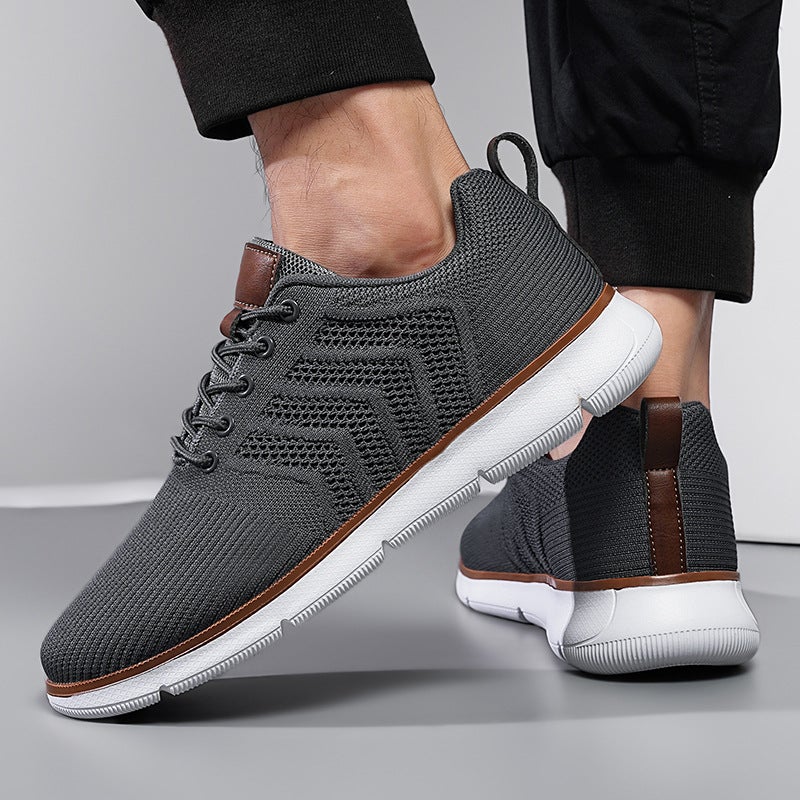 Men's Casual Running Shoes, Knit Mesh Upper, Lightweight & Soft, Size up to 48 - Image 2