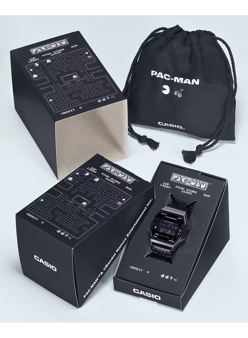 Pac-Man Edition Digital Bluetooth Stainless Steel Watch ABL-100WEPC-1B