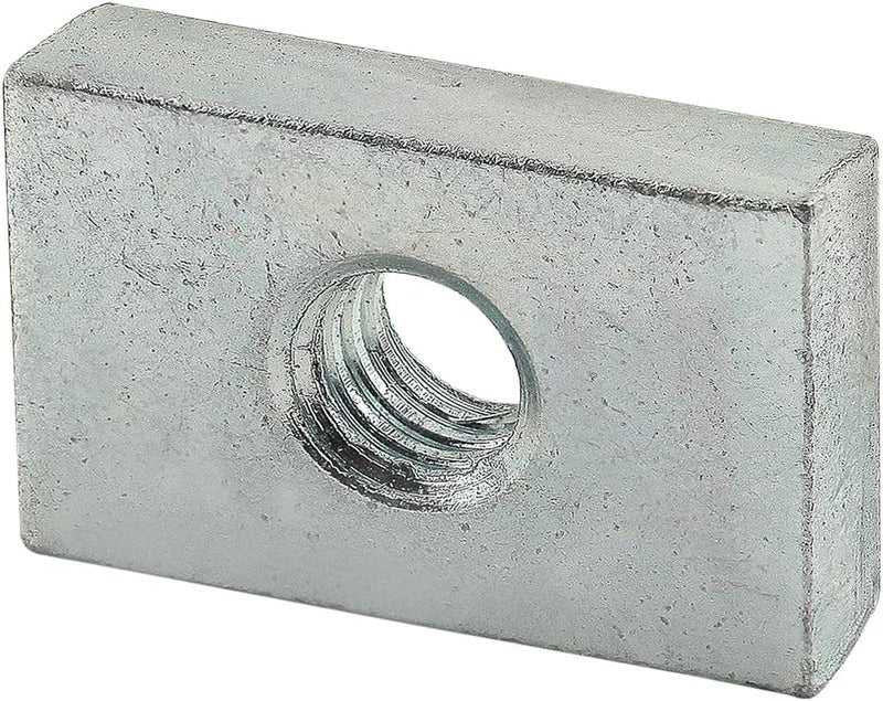 14130, 15 40 45 Series M6 x 1.0 Slide in Economy T-Nut Block Steel (25 Pack)