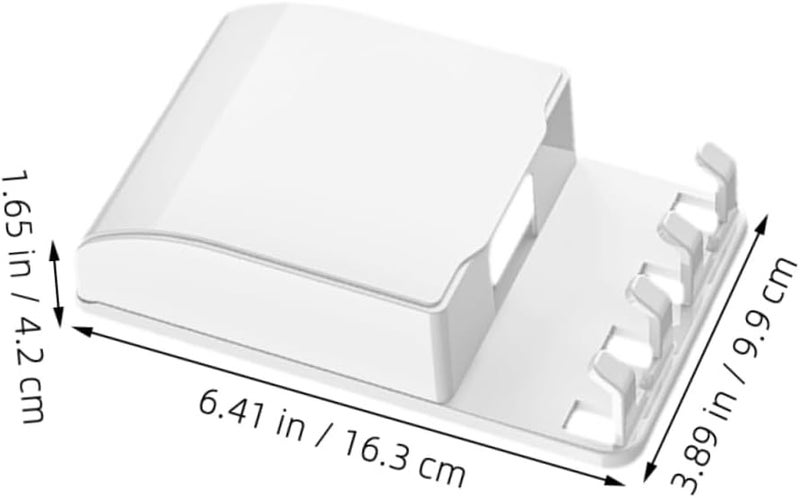 غطافة مخرج كهربائي مقاومة للطقس باللون الأبيض مع خطاف مدمج 16 30X9 90X4 20 سم - Image 3