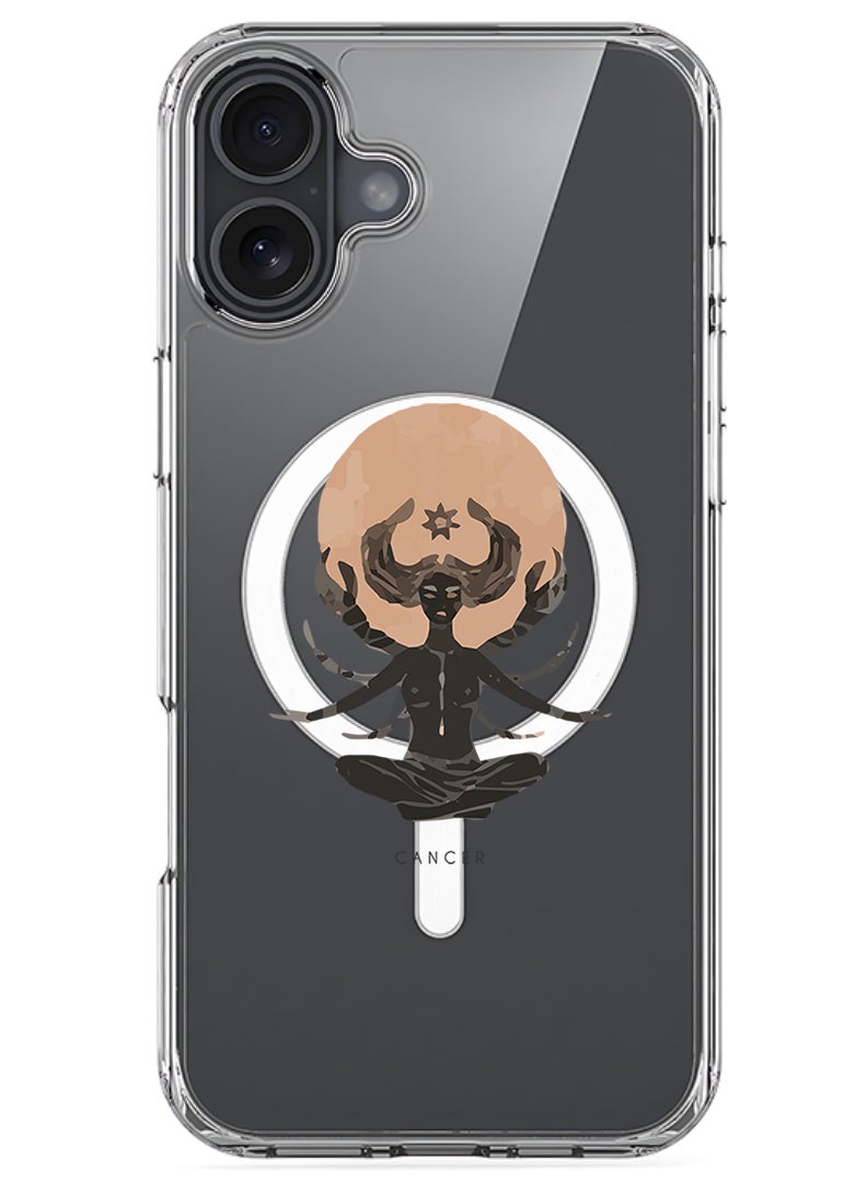 Theodor Magnetic Case for Apple iPhone 17 Compatible with MagSafe Wireless Charging, Shockproof Phone Bumper Cover - Cancer - Image 1