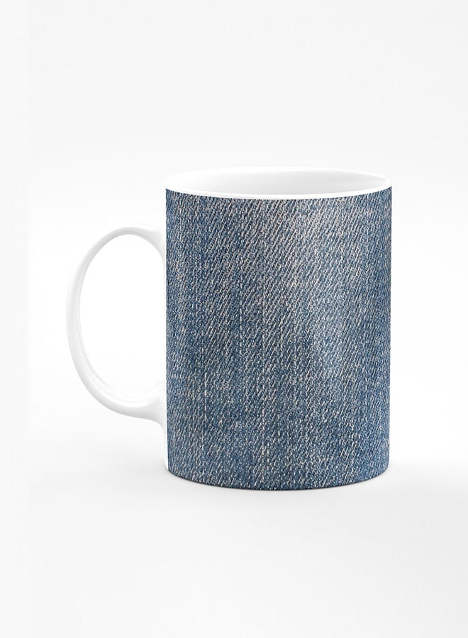 ستايلايزد كوب قهوة مطبوع مصمم بمقبض شديد التحمل 11 أونصة أكواب هدايا شخصية من السيراميك [آمن للاستخدام في الميكروويف ومقاوم للغسل في غسالة الصحون] - طباعة رخامية أسود - Image 1