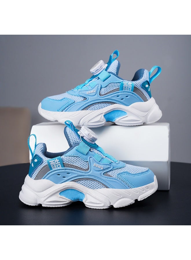 NIBEMINENT Children Shoes Boys Sneakers Fashion Mesh Breathable Kids Sports Casual Sneakers Running Tennis Shoes  Boy - Image 1