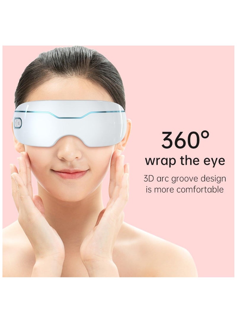 General Smart Steam Eye Mask Electric Eye Massager With Heat And Cooling Multi-Frequency Vibration Constant Temperature Hot Compress For Relax & Reduce Eye Strain  - Image 5