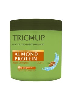 TRICHUP Hot Oil Treatment Hair Mask Almond Protein 500 ML  - Image 1
